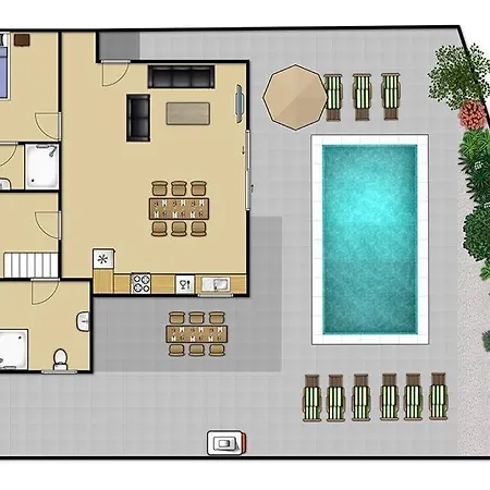 Βίλα In Sleeps 6 Includes Swimming Pool Air Con And Wifi 3 1